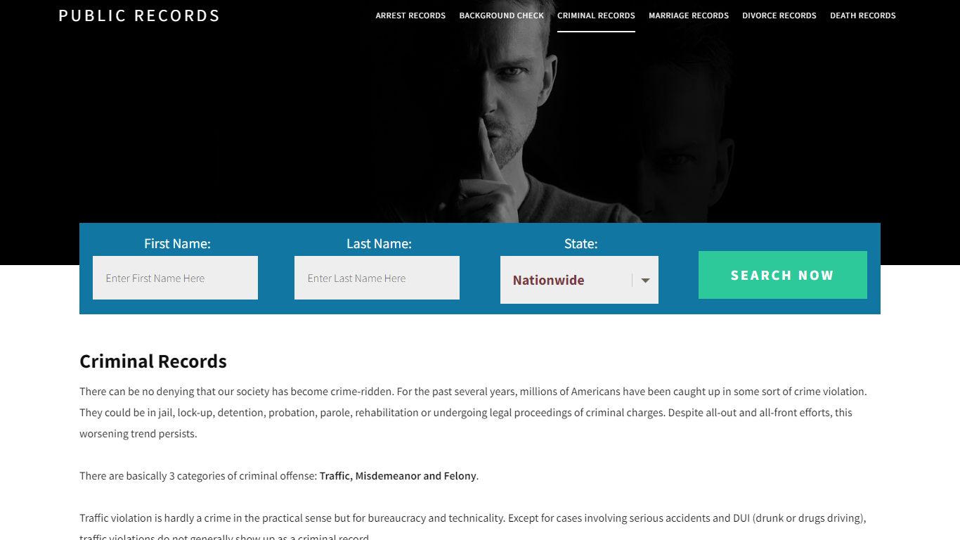 Criminal Records | Get Instant Reports On People