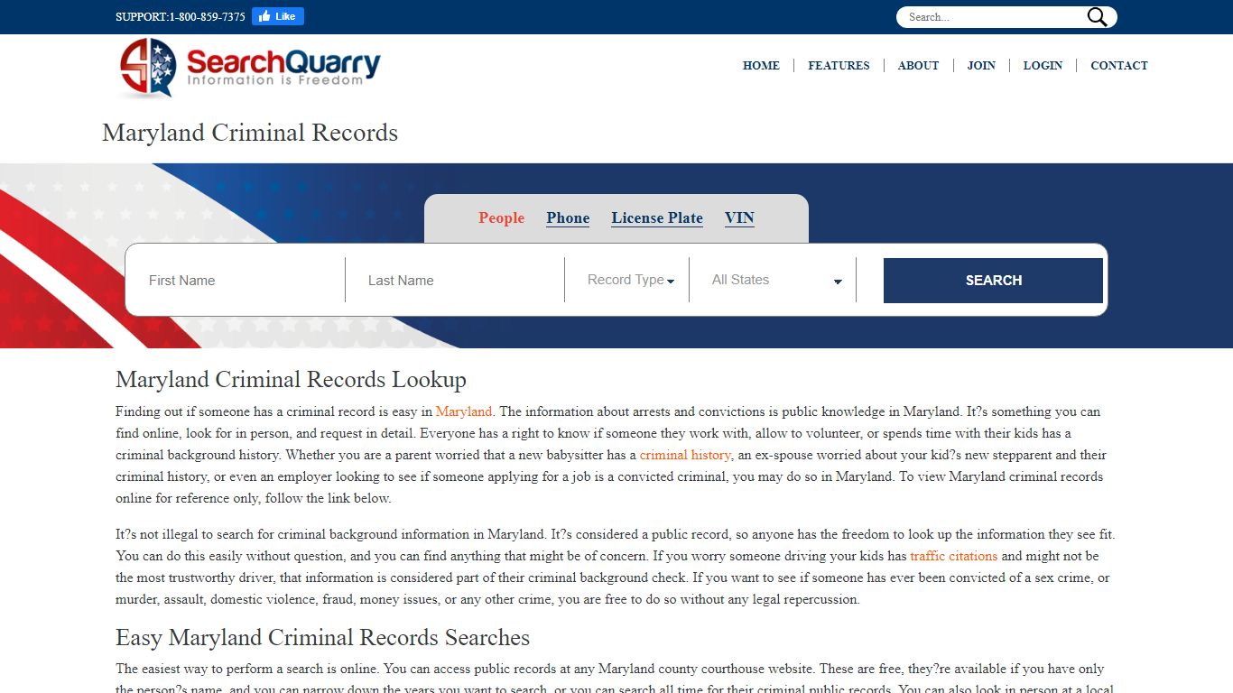 Free Maryland Criminal Records | Enter a Name & View ... - SearchQuarry